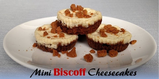 Mini Biscoff Cheesecakes