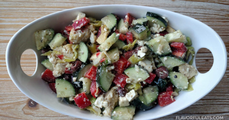 Greek Chopped Vegetable Salad