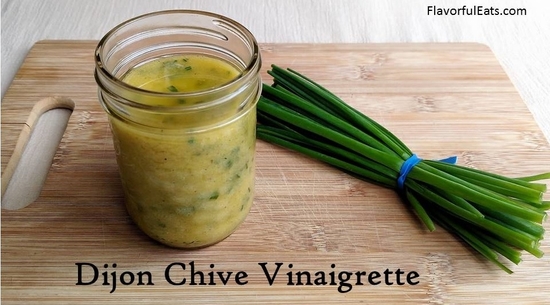 Dijon Chive Vinaigrette - Flavorful Eats