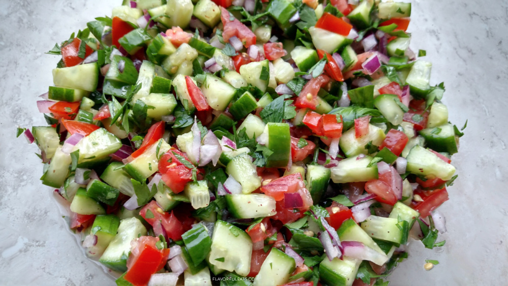 Middle Eastern Salad Shirazi