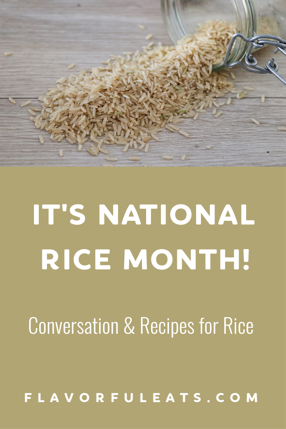 It’s National Rice Month!