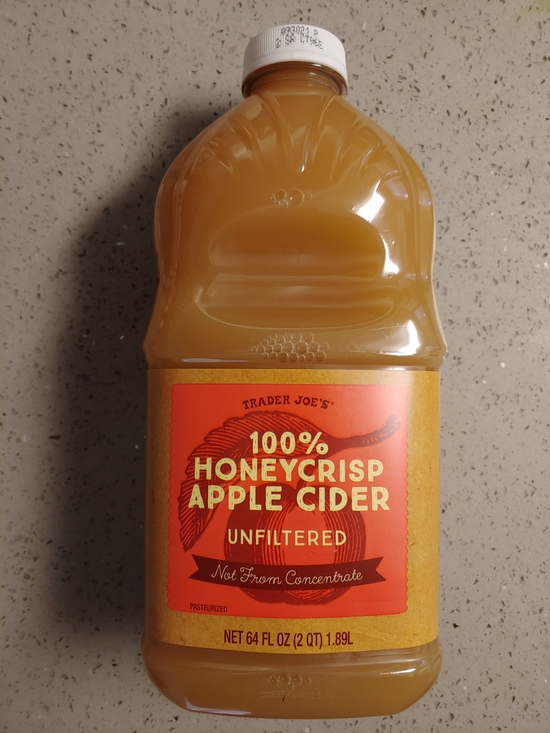 Trader Joe's 100% Honeycrisp Apple Cider