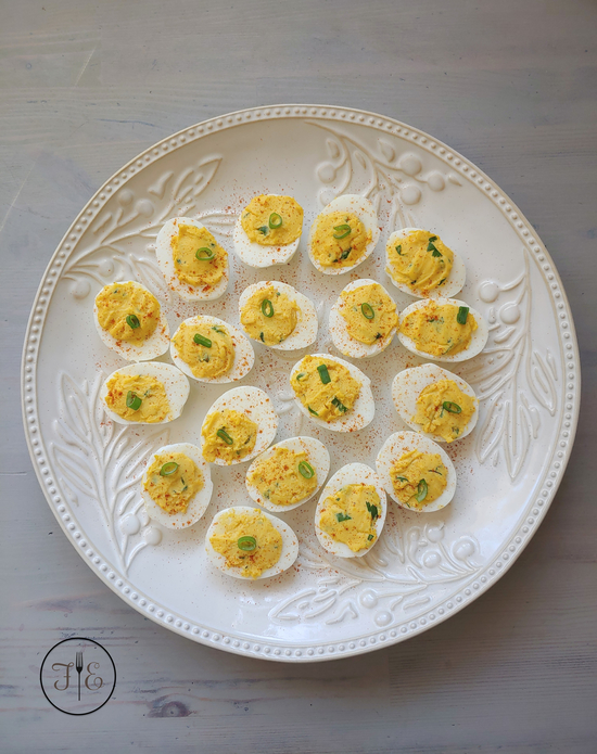 Green Curry Deviled Eggs