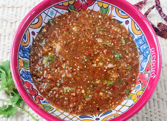 Chile de Arbol Tomatillo Salsa