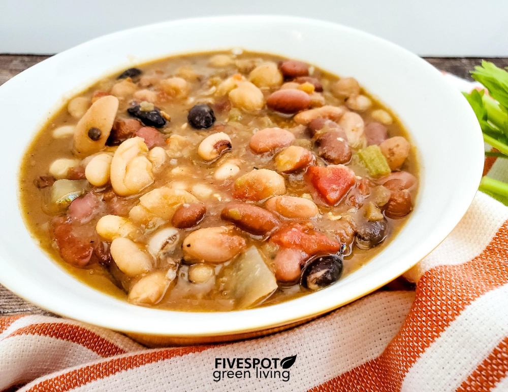 Hearty Crockpot Bean Soup